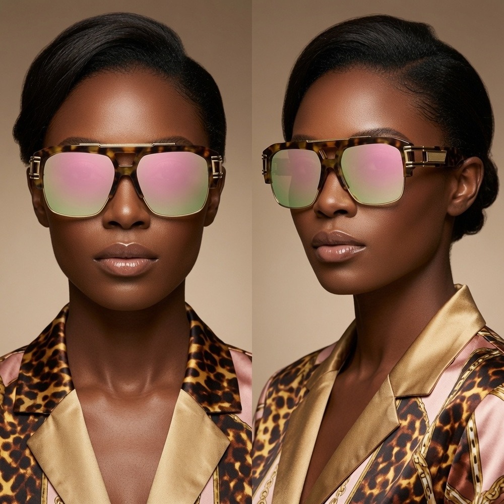 Bold Tortoise Women Sunglasses Pink Mirror Lenses Perfect Casual Streetwear 2026